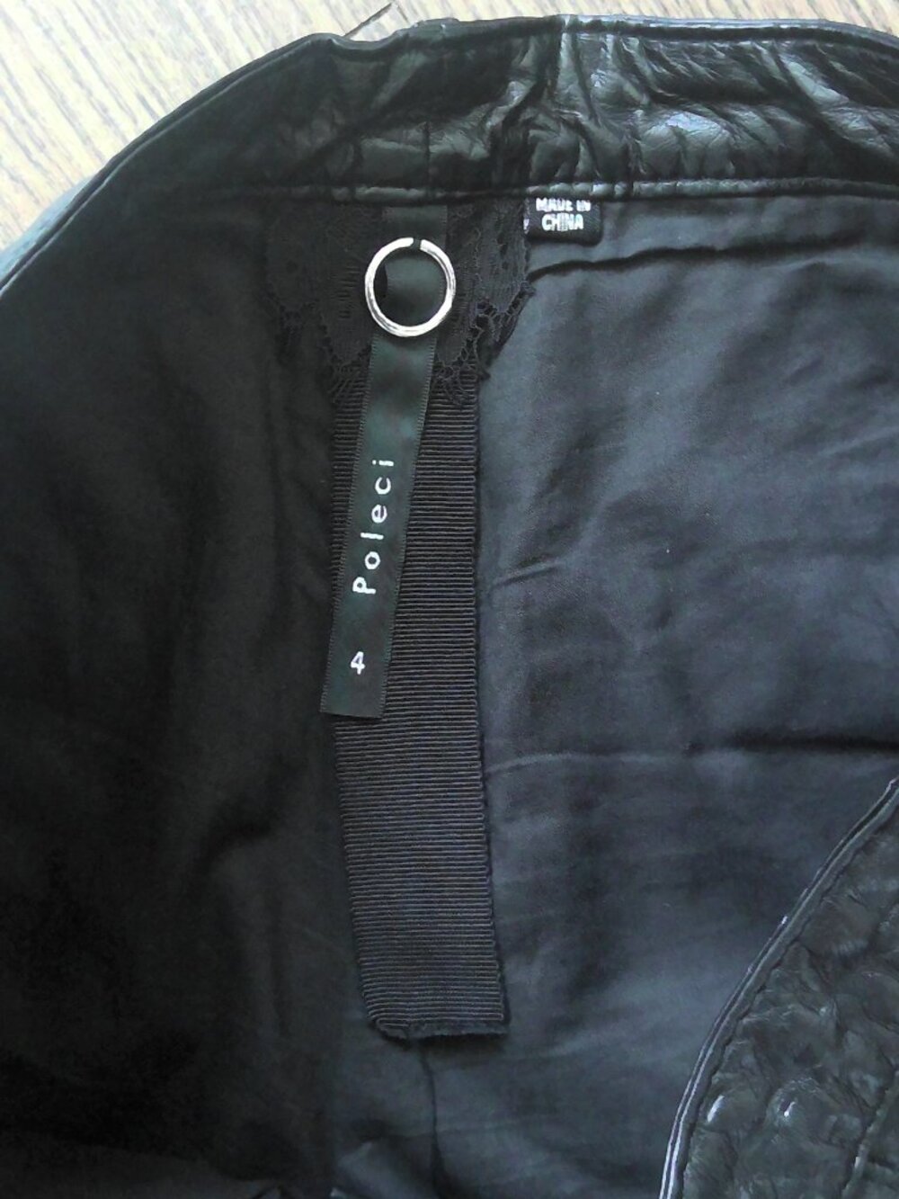 Poleci leather shorts size 4 - Picture 4 of 8